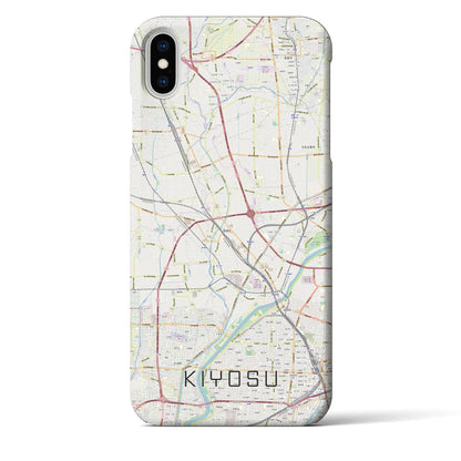 【清須（愛知県）】地図柄iPhoneケース（バックカバータイプ）