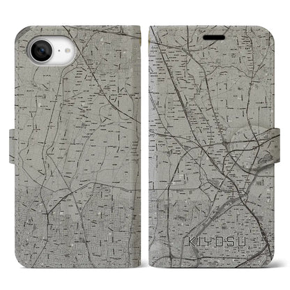 【清須（愛知県）】地図柄iPhoneケース（手帳タイプ）