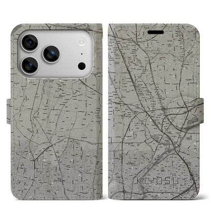 【清須（愛知県）】地図柄iPhoneケース（手帳タイプ）