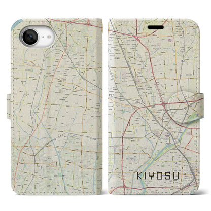 【清須（愛知県）】地図柄iPhoneケース（手帳タイプ）