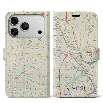 【清須（愛知県）】地図柄iPhoneケース（手帳タイプ）