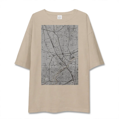 【清須（愛知県）】地図柄ビッグシルエットTシャツ