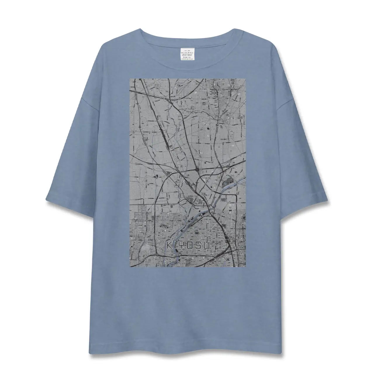【清須（愛知県）】地図柄ビッグシルエットTシャツ