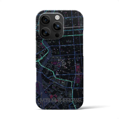 【清澄白河（東京都）】地図柄iPhoneケース（バックカバータイプ）