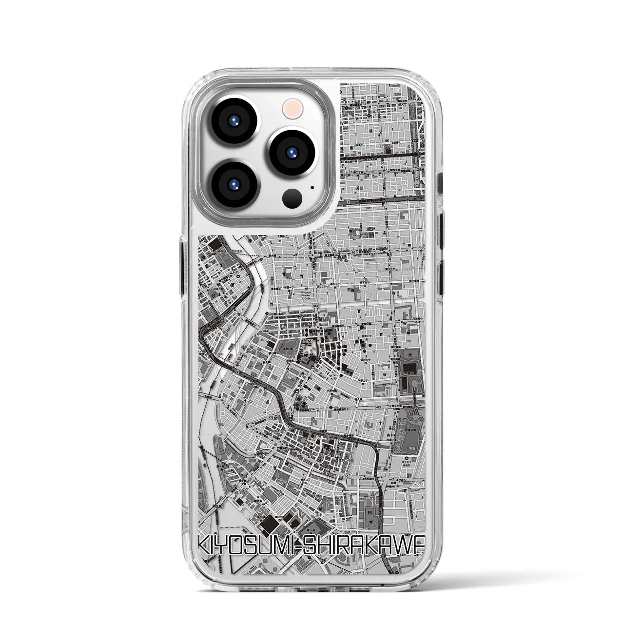【清澄白河（東京都）】地図柄iPhoneケース（MagSafeタイプ）