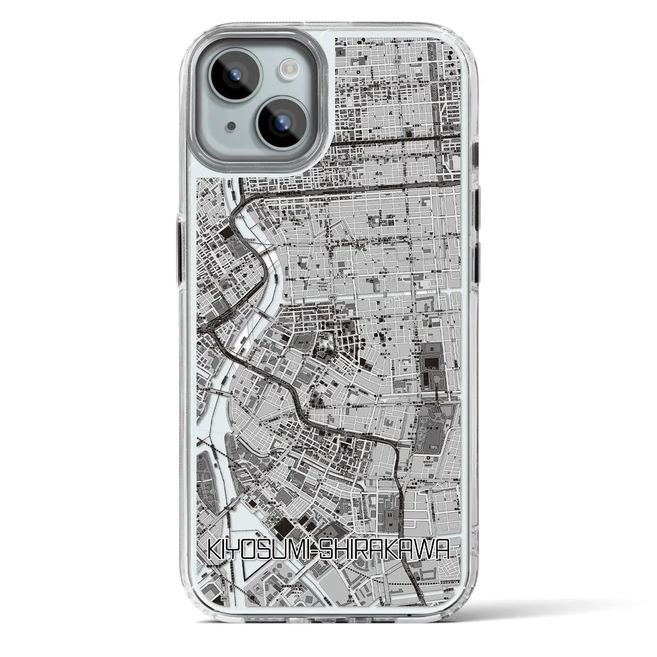 【清澄白河（東京都）】地図柄iPhoneケース（MagSafeタイプ）