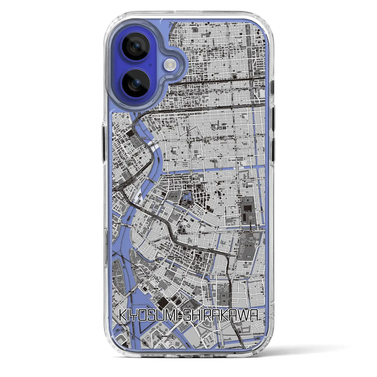 【清澄白河（東京都）】地図柄iPhoneケース（MagSafeタイプ）