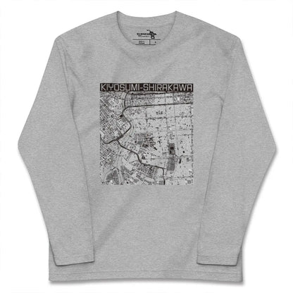 【清澄白河（東京都）】地図柄ロングスリーブTシャツ