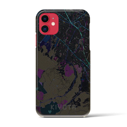 【清田（北海道）】地図柄iPhoneケース（バックカバータイプ）