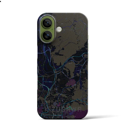 【木津川（京都府）】地図柄iPhoneケース（バックカバータイプ）