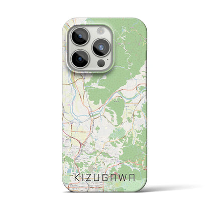 【木津川（京都府）】地図柄iPhoneケース（バックカバータイプ）