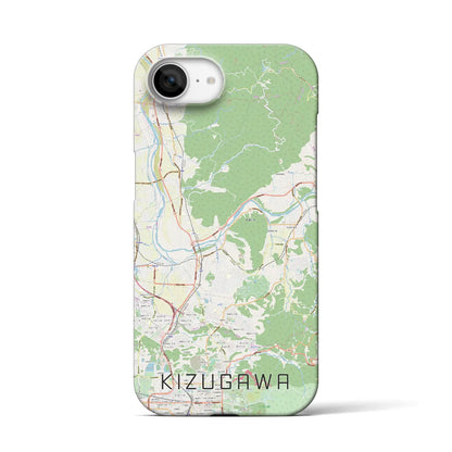 【木津川（京都府）】地図柄iPhoneケース（バックカバータイプ）