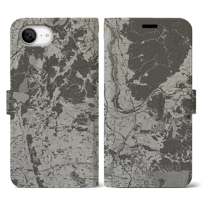 【木津川（京都府）】地図柄iPhoneケース（手帳タイプ）