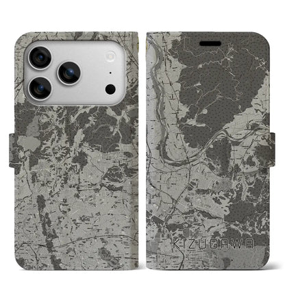 【木津川（京都府）】地図柄iPhoneケース（手帳タイプ）