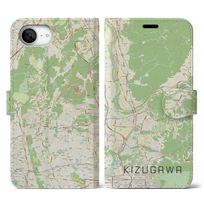 【木津川（京都府）】地図柄iPhoneケース（手帳タイプ）