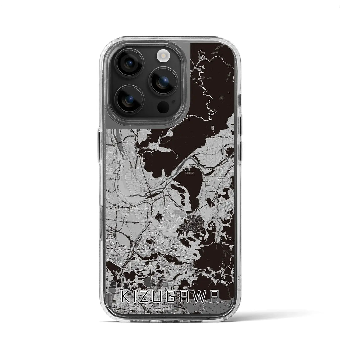 【木津川(京都府)】地図柄iPhoneケース(MagSafeタイプ)