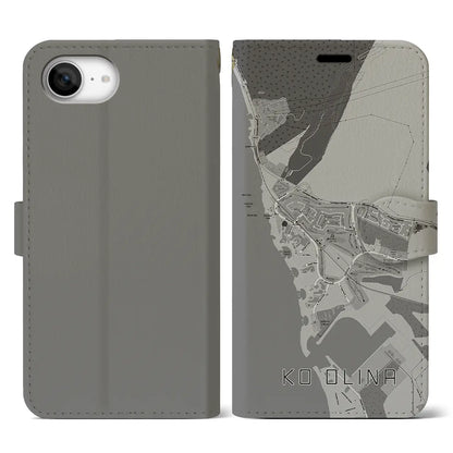 【コオリナ（アメリカ）】地図柄iPhoneケース（手帳タイプ）