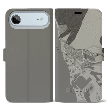 【コオリナ（アメリカ）】地図柄iPhoneケース（手帳タイプ）