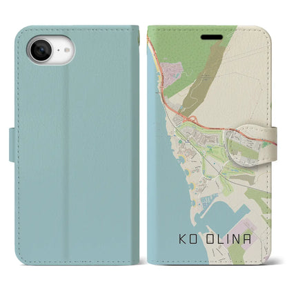 【コオリナ（アメリカ）】地図柄iPhoneケース（手帳タイプ）