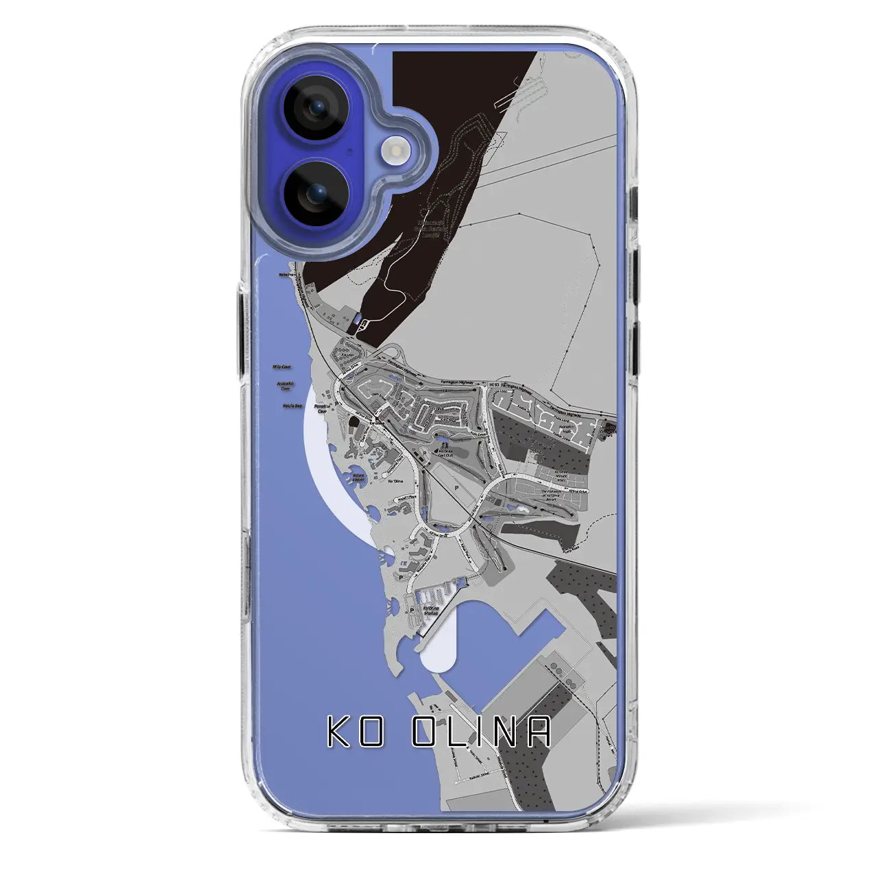 【コオリナ（アメリカ）】地図柄iPhoneケース（MagSafeタイプ）