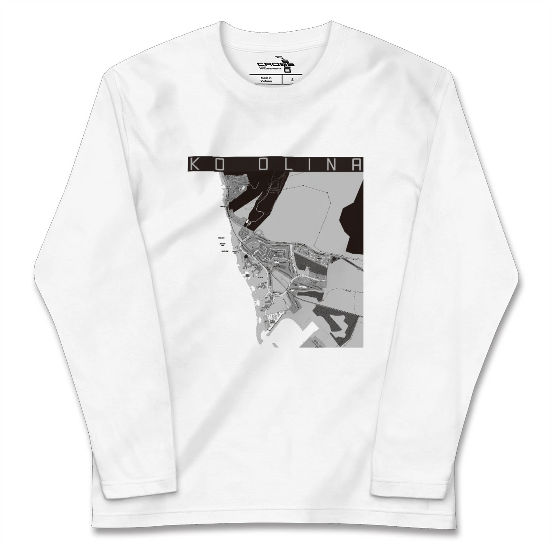 【コオリナ(アメリカ)】地図柄ロングスリーブTシャツ