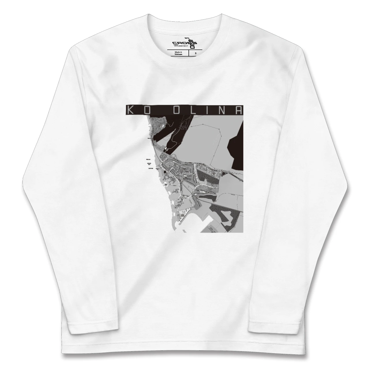 【コオリナ（アメリカ）】地図柄ロングスリーブTシャツ