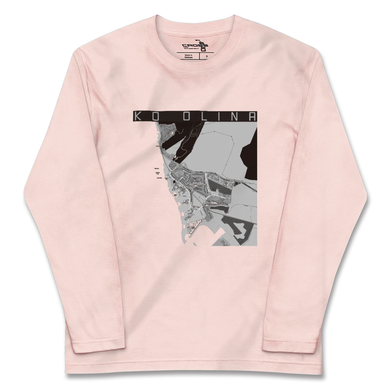 【コオリナ（アメリカ）】地図柄ロングスリーブTシャツ