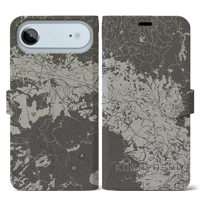 【小林（宮崎県）】地図柄iPhoneケース（手帳タイプ）