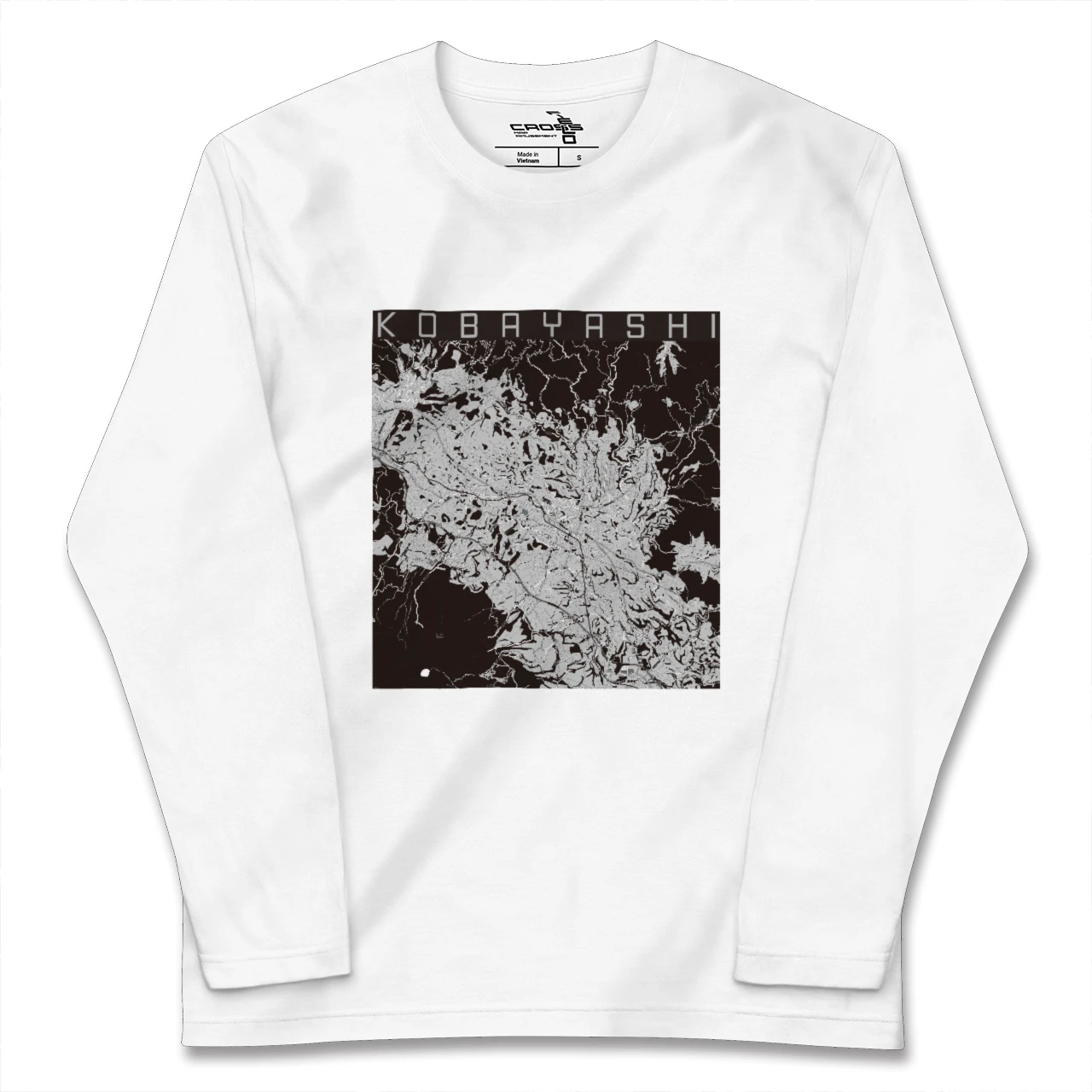 【小林（宮崎県）】地図柄ロングスリーブTシャツ