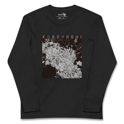【小林（宮崎県）】地図柄ロングスリーブTシャツ