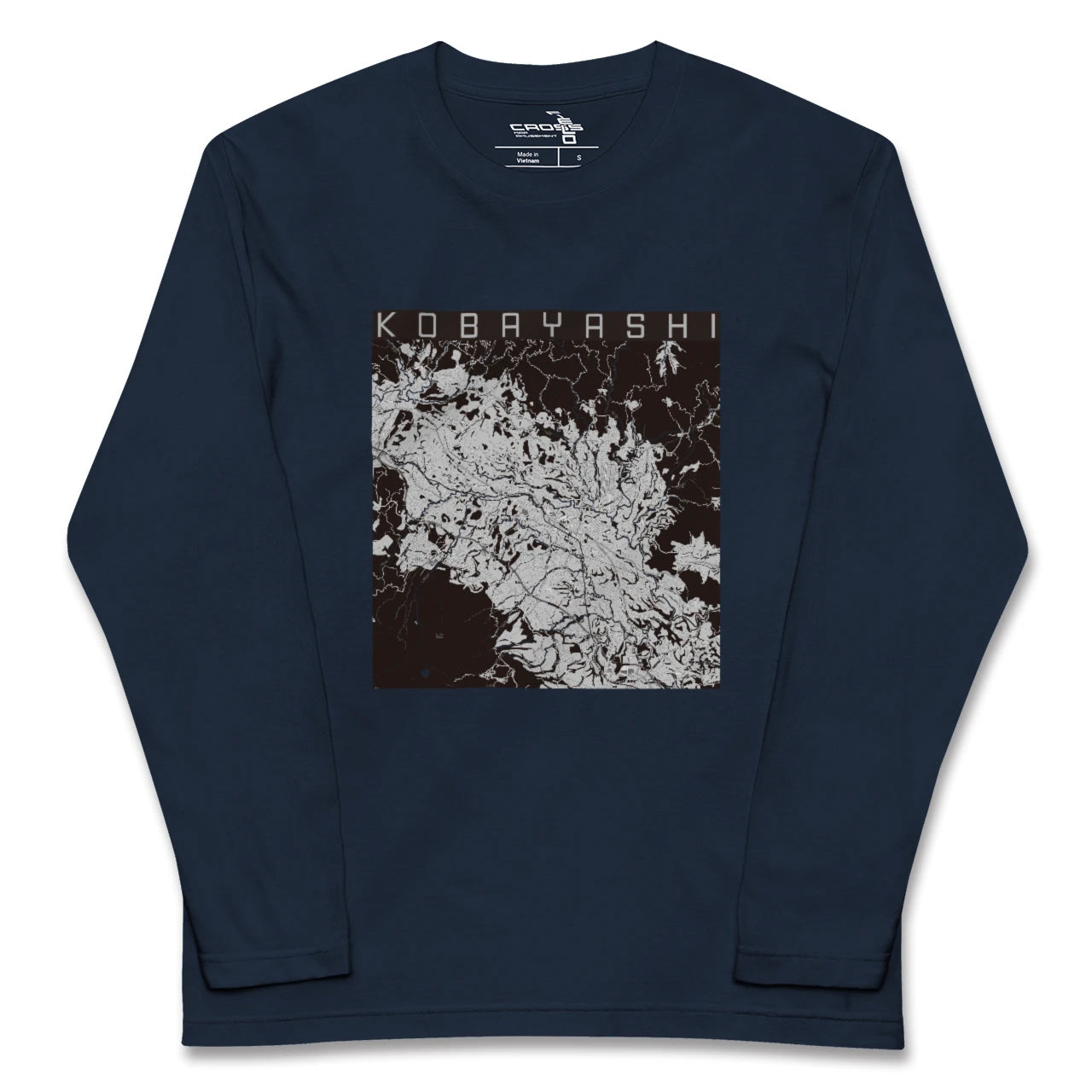 【小林（宮崎県）】地図柄ロングスリーブTシャツ