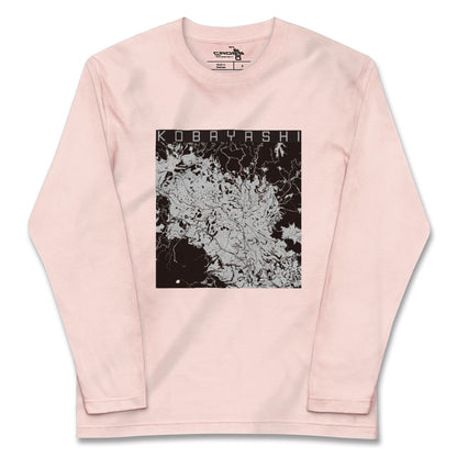 【小林（宮崎県）】地図柄ロングスリーブTシャツ