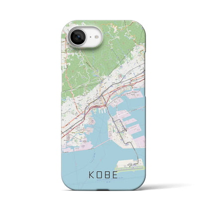 【神戸（兵庫県）】地図柄iPhoneケース（バックカバータイプ）
