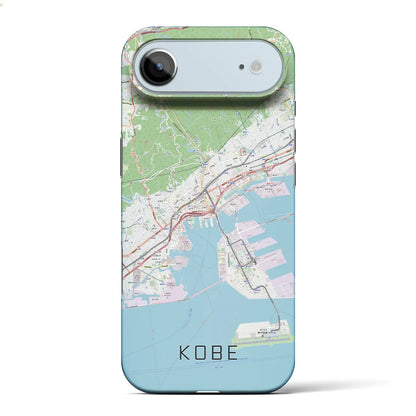 【神戸（兵庫県）】地図柄iPhoneケース（バックカバータイプ）