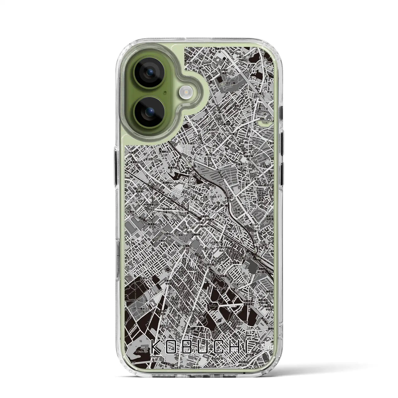 【古淵（神奈川県）】地図柄iPhoneケース（MagSafeタイプ）