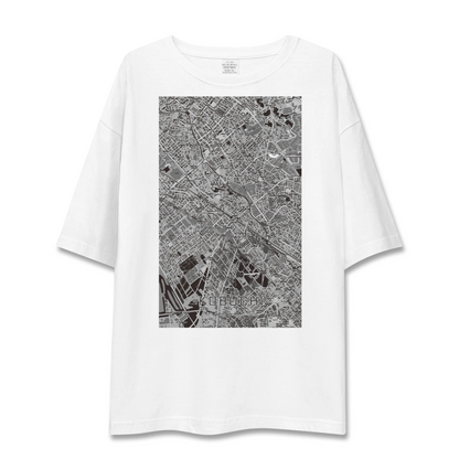 【古淵（神奈川県）】地図柄ビッグシルエットTシャツ