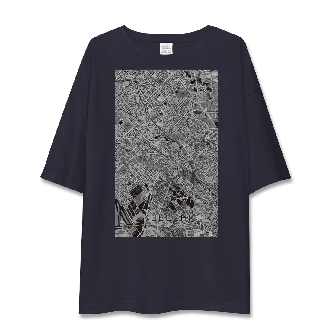 【古淵（神奈川県）】地図柄ビッグシルエットTシャツ