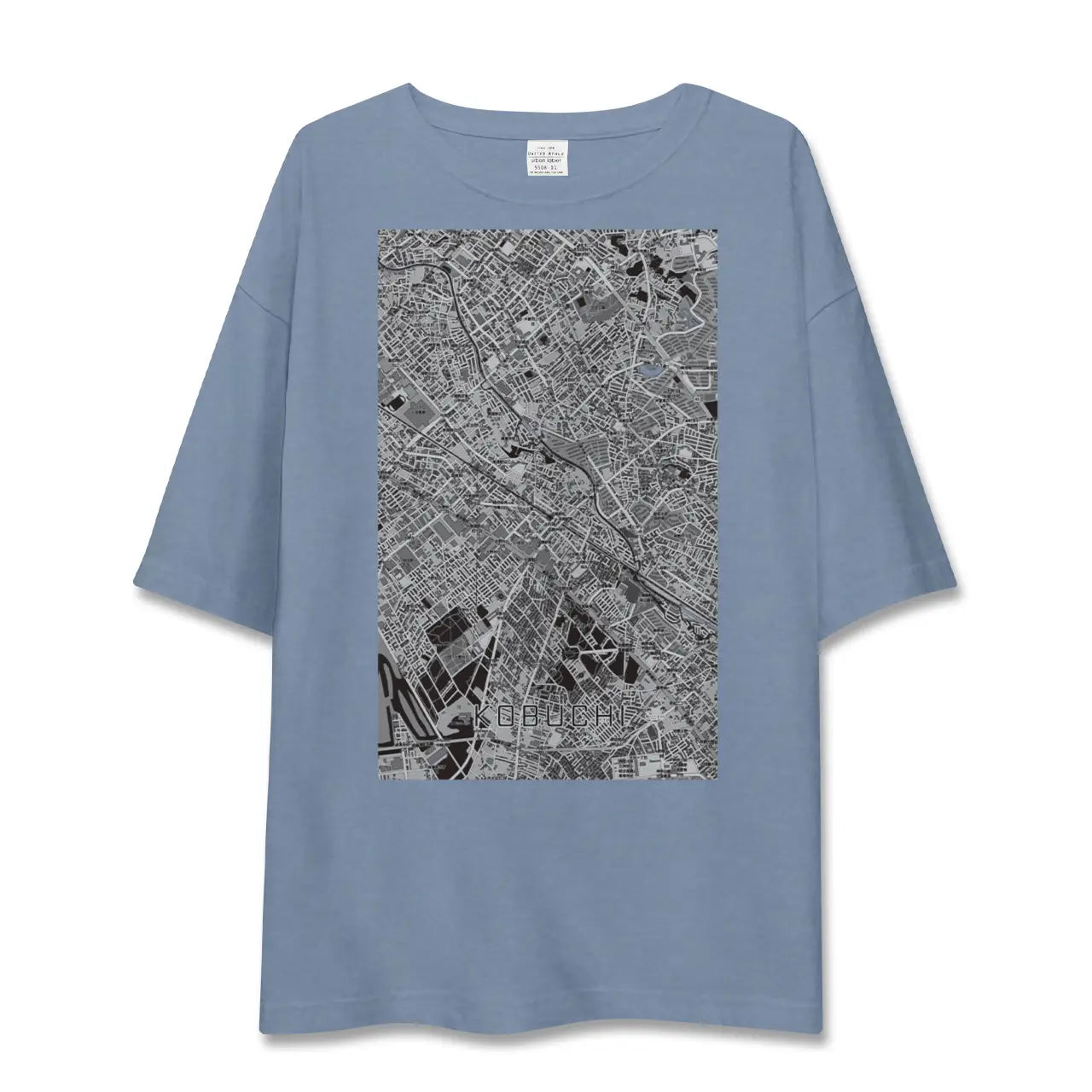 【古淵（神奈川県）】地図柄ビッグシルエットTシャツ