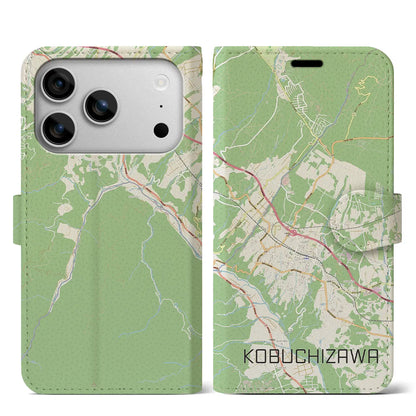 【小淵沢（山梨県）】地図柄iPhoneケース（手帳タイプ）