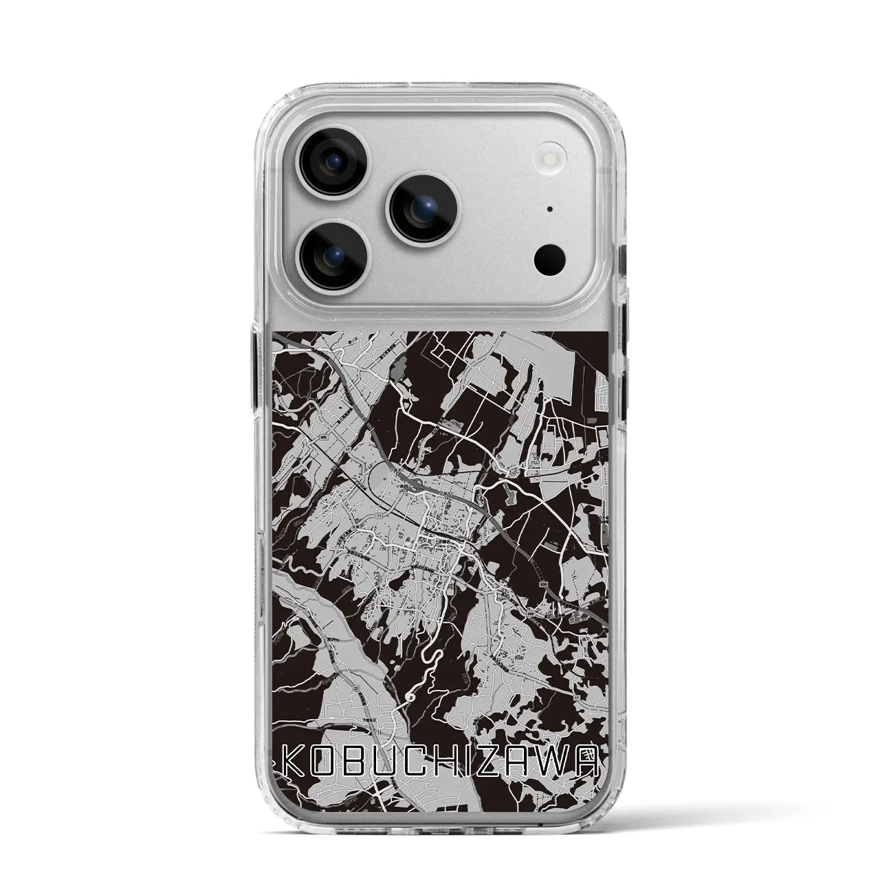 【小淵沢（山梨県）】地図柄iPhoneケース（MagSafeタイプ）