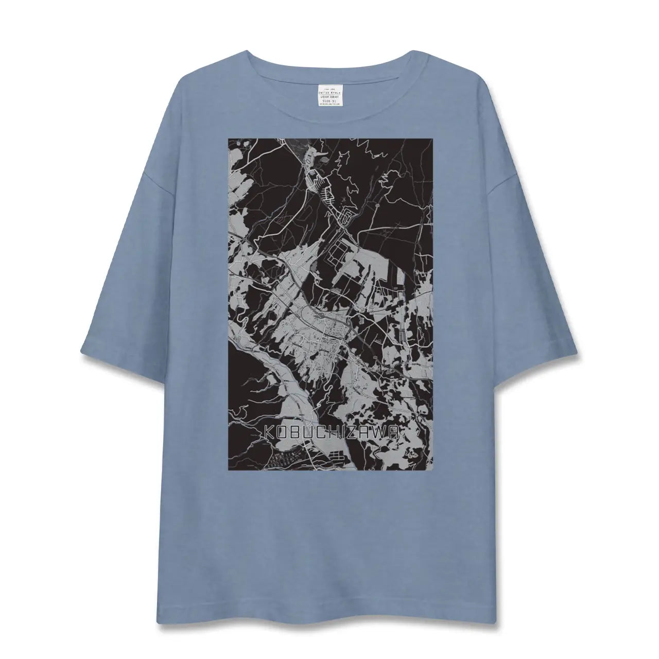 【小淵沢（山梨県）】地図柄ビッグシルエットTシャツ