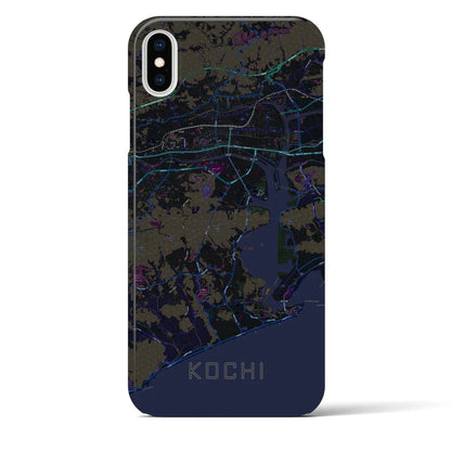 【高知（高知県）】地図柄iPhoneケース（バックカバータイプ）