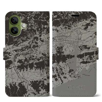 【高知（高知県）】地図柄iPhoneケース（手帳タイプ）