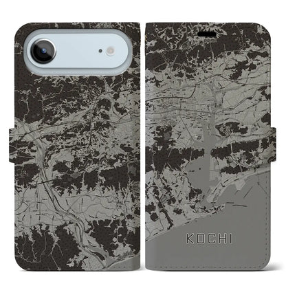 【高知（高知県）】地図柄iPhoneケース（手帳タイプ）