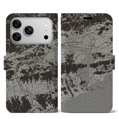 【高知（高知県）】地図柄iPhoneケース（手帳タイプ）