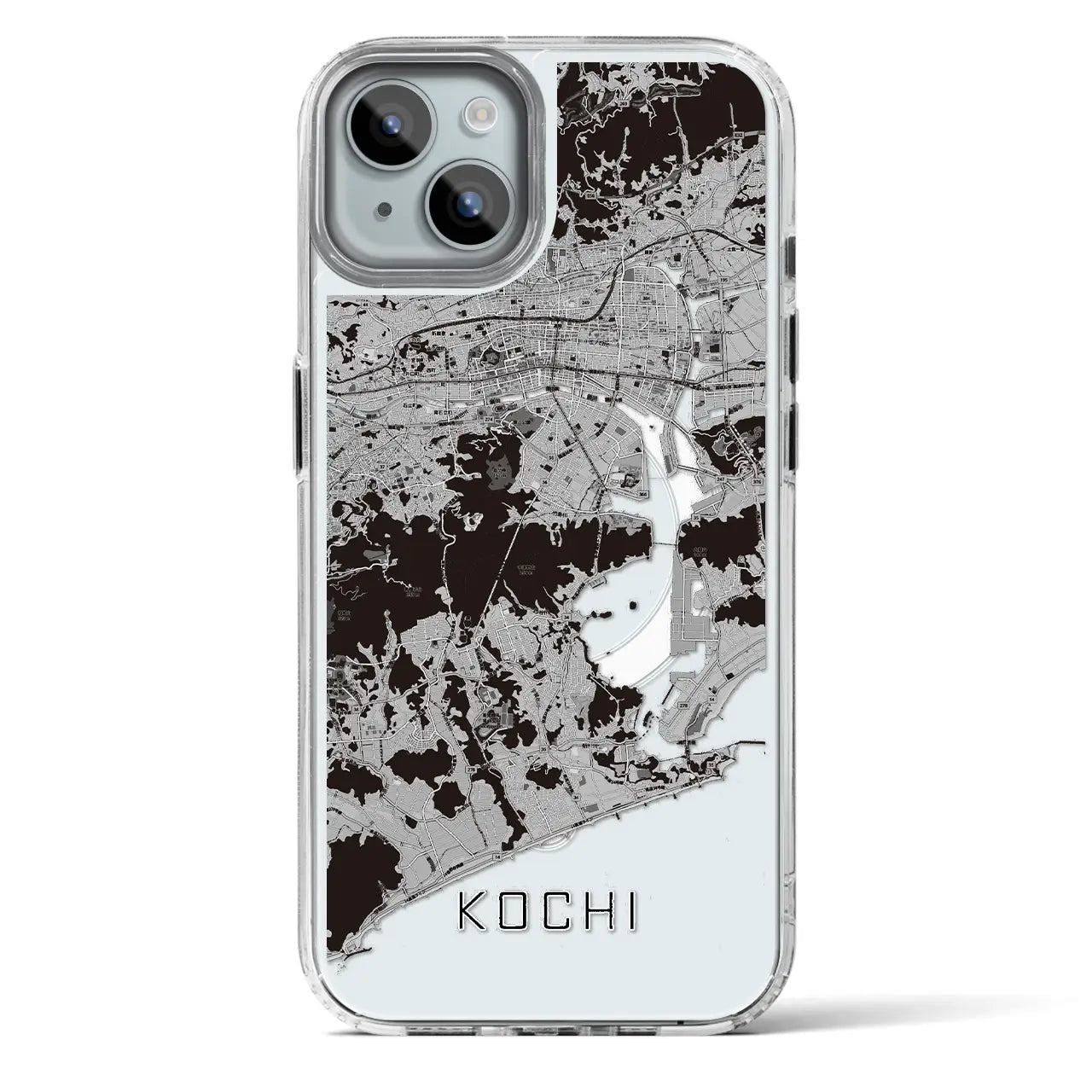 【高知（高知県）】地図柄iPhoneケース（MagSafeタイプ）