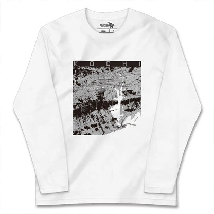 【高知（高知県）】地図柄ロングスリーブTシャツ