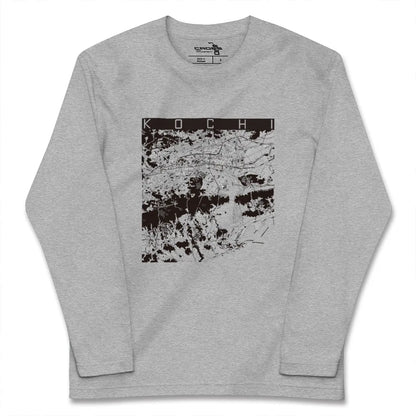 【高知（高知県）】地図柄ロングスリーブTシャツ