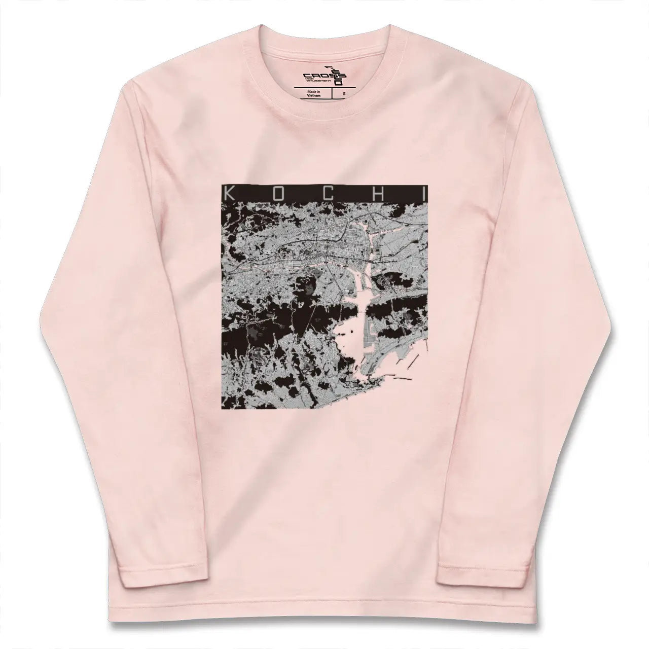 【高知（高知県）】地図柄ロングスリーブTシャツ