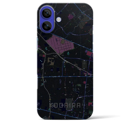 【小平（東京都）】地図柄iPhoneケース（バックカバータイプ）